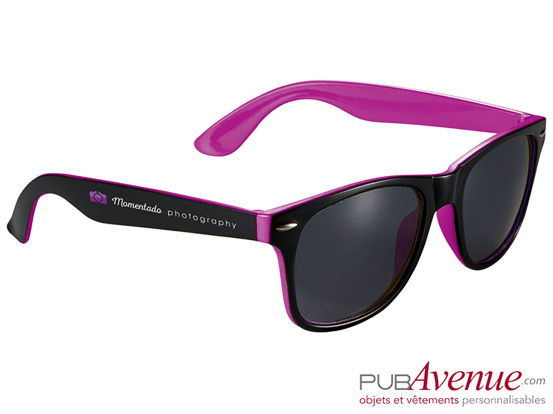 Lunettes de soleil publicitaires bicolores Lunettes de soleil publicitaires bicolores